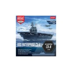 Academy Maquette Bateau Maquette De Bateau En Plastique USS CV-6 Enterprise « Battle Of Midway » 1:700 -Jouets Modèles Magasin academy 9414409 maquette de bateau en plastique uss cv 6 enterprise 1 2