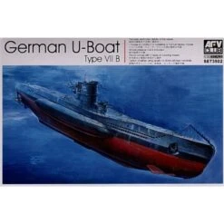 AFV Club Maquette Bateau U-boot Type VIIB Avec Rails Gravés Optionnels Et Choix De Kiosques
