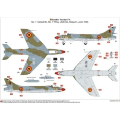 Airfix Maquette Avion Hawker Hunter F.4 Nouvel Outil En 2020 -Jouets Modèles Magasin airfix ax09189 hawker hunter f 4 nouvel outil en 2020 3