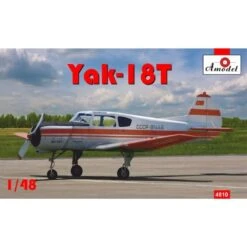 Maquette Avion Yakovlev Yak-18T Rouge Aeroflot