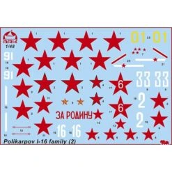 Maquette Avion Polikarpov 1-16 1/48 -Jouets Modèles Magasin ark model arkm48006 polikarpov 1 16 1 48 9