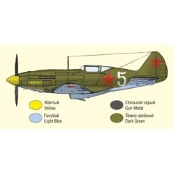 Maquette Avion Russian Fighter Mig3 Pokrys -Jouets Modèles Magasin ark model arkm48015 russian fighter mig3 pokrys 6