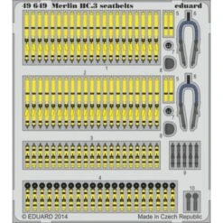 Eduard Maquette Avion Merlin HC.3 Seatbeltsairfi