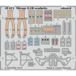 Eduard Maquette Avion Mirage F.1b Seatbelts Kh