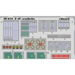 Eduard Maquette Avion F 4c Seatbelts Academy -Jouets Modèles Magasin eduard edua49673 f 4c seatbelts academy 4