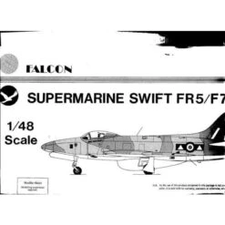 Falcon Maquette Avion Supermarine Swift FR5/F7 Avec Pièces En Métal Et Décalques..