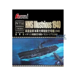 Maquette Bateau HMS Illustrious 1940 Édition De Luxe