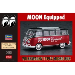Hasegawa Maquette VW Combi Type 2 Bus Moon -Jouets Modèles Magasin hasegawa 20524 vw combi type 2 bus moon 3
