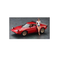 Hasegawa Maquette Lancia Stratos HF Stradale + Figurine