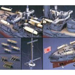 Jouets Modèles Magasin 10 Hasegawa Maquette Bateau Super Set Details IJN Mikasa