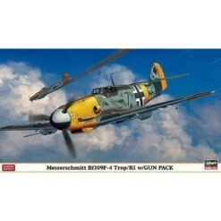Hasegawa Bf109F-4 TROP/R1 W/GU -Jouets Modèles Magasin hasegawa 9980 bf109f 4 trop r1 w gu 1 2