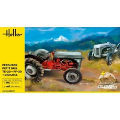 Heller Maquette Camion Ferguson Petit Gris 2 X + Diorama -Jouets Modèles Magasin heller 1000503260 ferguson petit gris 2 x diorama 2