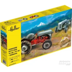 Heller Maquette Camion Ferguson Petit Gris 2 X + Diorama