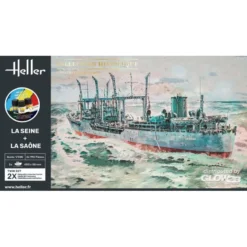 Heller Maquette Bateau STARTER KIT (Kit De Démarrage) LA SEINE + LA SAONE TWINSET -Jouets Modèles Magasin heller 1000550500 starter kit kit de demarrage la seine la saone t 2