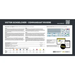 Heller Maquette Bateau STARTER KIT (Kit De Démarrage) VICTOR SCHOELCHER - COMMANDANT RIVIERE -Jouets Modèles Magasin heller 1000570150 starter kit kit de demarrage victor schoelcher c 3