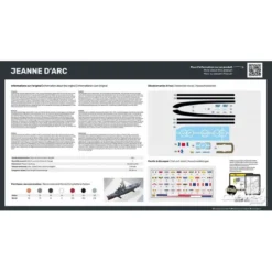 Heller Maquette Bateau STARTER KIT (Kit De Démarrage) Jeanne D'Arc -Jouets Modèles Magasin heller 1000570340 starter kit kit de demarrage jeanne d arc 3