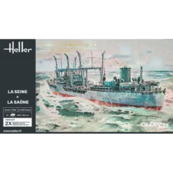 Heller Maquette Bateau Twinset La Seine + La Saone -Jouets Modèles Magasin heller 1000850500 twinset la seine la saone 2
