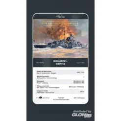Heller Maquette Bateau TWINSET Bismarck + Tirpitz -Jouets Modèles Magasin heller 1000850780 twinset bismarck tirpitz 5