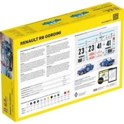 Heller Maquette Renault R8 Gordini -Jouets Modèles Magasin heller he80700 renault r8 gordini 2