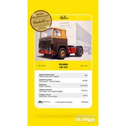 Heller Maquette Scania 141 Gervais -Jouets Modèles Magasin heller he80773 scania 141 gervais 5