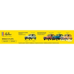 Heller Maquette STARTER KIT (Kit De Démarrage) Renault 4l -Jouets Modèles Magasin heller hell56759 starter kit kit de demarrage renault 4l 5