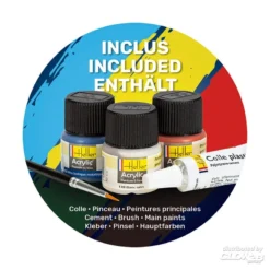 Heller Maquette STARTER KIT (Kit De Démarrage) Citroen Mehari (Version 1) -Jouets Modèles Magasin heller hell56760 starter kit kit de demarrage citroen mehari versio 4