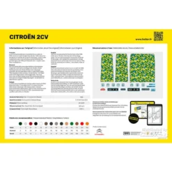 Heller Maquette STARTER KIT (Kit De Démarrage) Citroen 2 CV -Jouets Modèles Magasin heller hell56765 starter kit kit de demarrage citroen 2 cv 3