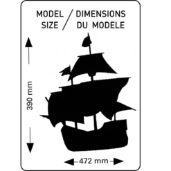 Heller Maquette Bateau Santa Maria 1/75 -Jouets Modèles Magasin heller hell80865 santa maria 1 75 2