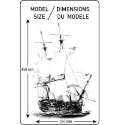 Heller Maquette Bateau Le Superbe 1/150 -Jouets Modèles Magasin heller hell80895 le superbe 1 150 4