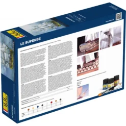 Heller Maquette Bateau Le Superbe 1/150 -Jouets Modèles Magasin heller hell80895 le superbe 1 150 5