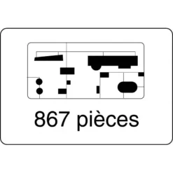 Heller Maquette Bateau Le Superbe 1/150 -Jouets Modèles Magasin heller hell80895 le superbe 1 150 7