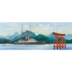 Maquette Bateau Mikasa 1902 Japanese Battleship