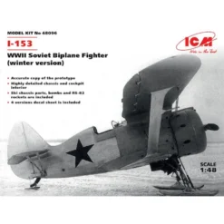 ICM Polikarpov I-153 La Seconde Guerre Mondiale Soviétique Biplan Fighter (version D'hiver)