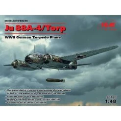 ICM Junkers Ju-88A-4 Torp / A-17, Avion De Torpille Allemand De La Seconde Guerre Mondiale. Ce Kit Particulier Est La Toute Première