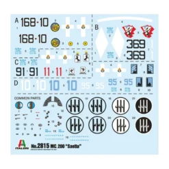 Italeri Maquette Avion Macchi MC.200 Saetta -Jouets Modèles Magasin italeri i2815 macchi mc 200 saetta 2