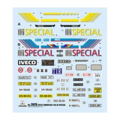 Italeri Maquette Camion IVECO Turbostar 190.48 Special -Jouets Modèles Magasin italeri i3926 iveco turbostar 190 48 special 7