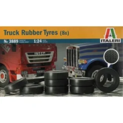 Italeri Maquette Camion Truck Rubber Tyres X 8