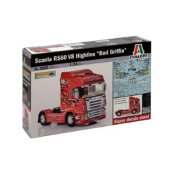 Maquette Camion Italeri: 1/24 Scania R560 V8 Red Griffin