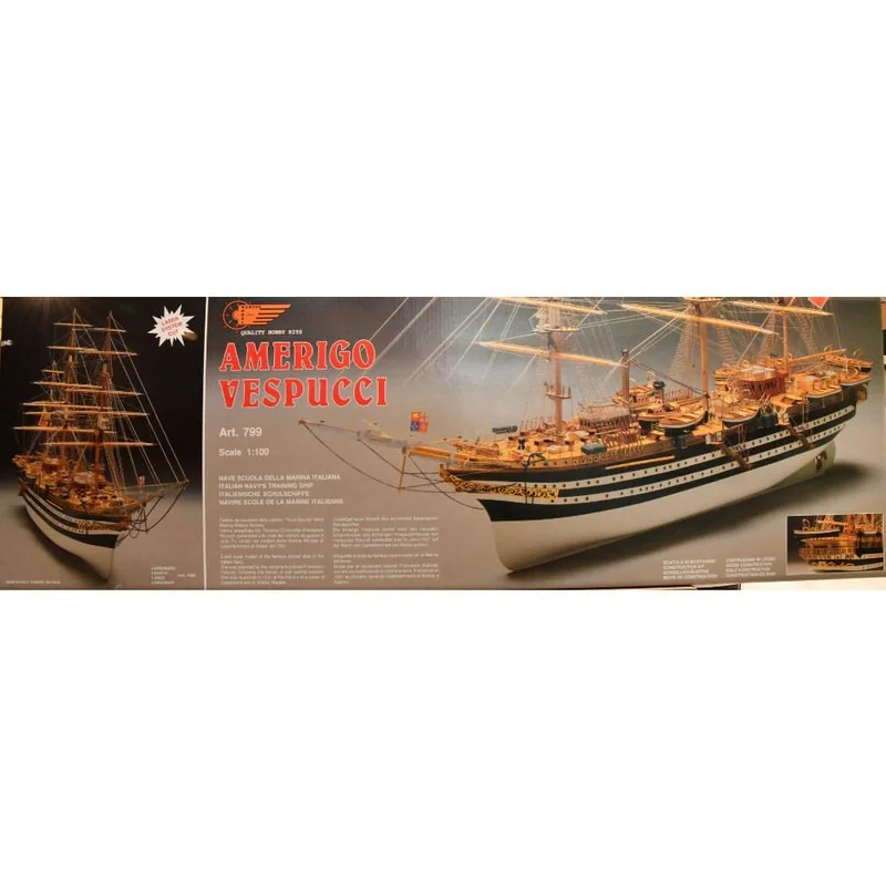 Maquette Bateau Amerigo Vespucci 8 Maquette Bateau Amerigo Vespucci – Image 8