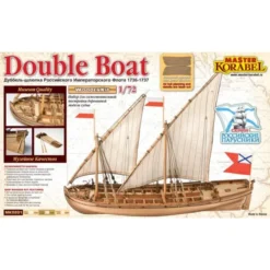 Maquette Bateau Double Boat -Jouets Modèles Magasin master korabel s0500201 double boat 2