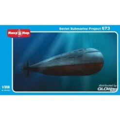 Maquette Bateau Projet De Sous-marin Soviétique 673