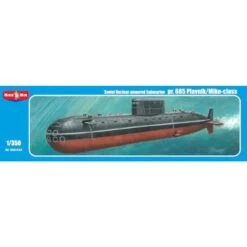 Maquette Bateau Pr.685 Plavnik / Mike Class Sous-marin à Propulsion Nucléaire Soviétique