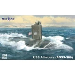 Maquette Bateau USS Albacore (AGSS-569)