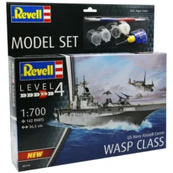 Revell Maquette Bateau Model Set Assault Carrier Uss Wasp Class