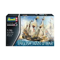 Revell Maquette Bateau English Man O'War -Jouets Modèles Magasin revell rv05429 english man o war 3