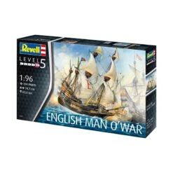 Revell Maquette Bateau English Man O'War -Jouets Modèles Magasin revell rv05429 english man o war 4
