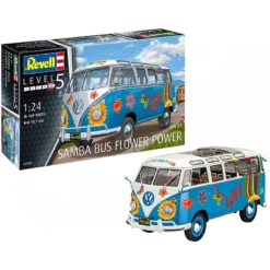 Revell Maquette VW/Volkswagen Samba T1 Flower Power Van