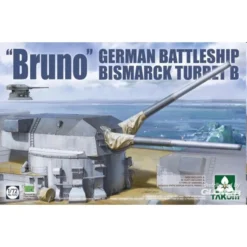Takom Maquette Bateau Bruno Bttleship Allemand Bismarck Turret B