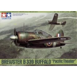 Tamiya Maquette Avion Brewster B-339 Buffalo. Décalques Pour Pays-Bas, RAF Et USN