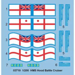 Trumpeter Maquette Bateau Hms Hood -Jouets Modèles Magasin trumpeter 95t03710 hms hood 5